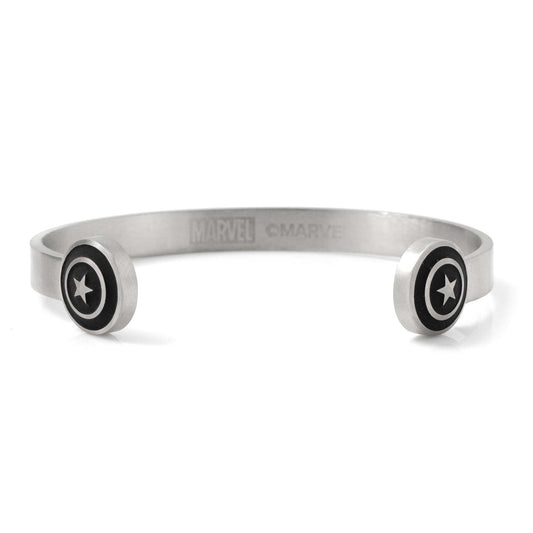 Marvel Captain America Stainless Steel Cuff Bracelet - Cufflinks.com - Flyclothing LLC