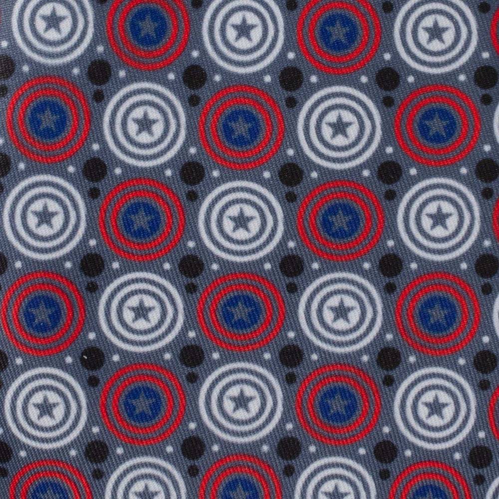 Marvel Captain America Gray Dot Men's Tie - Cufflinks.com - Flyclothing LLC