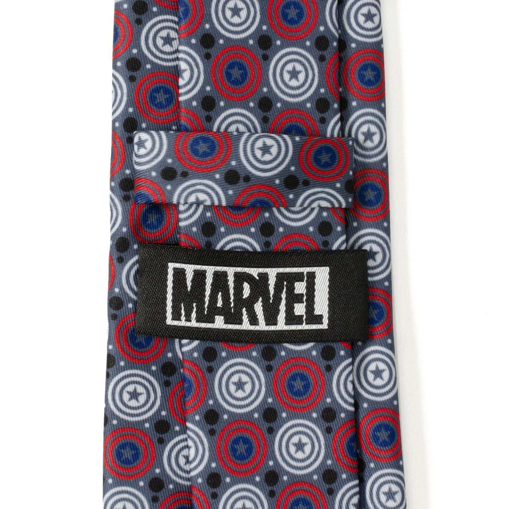 Marvel Captain America Gray Dot Men's Tie - Cufflinks.com - Flyclothing LLC