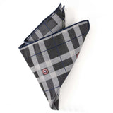 Marvel Captain America Gray Plaid Pocket Square - Cufflinks.com - Flyclothing LLC