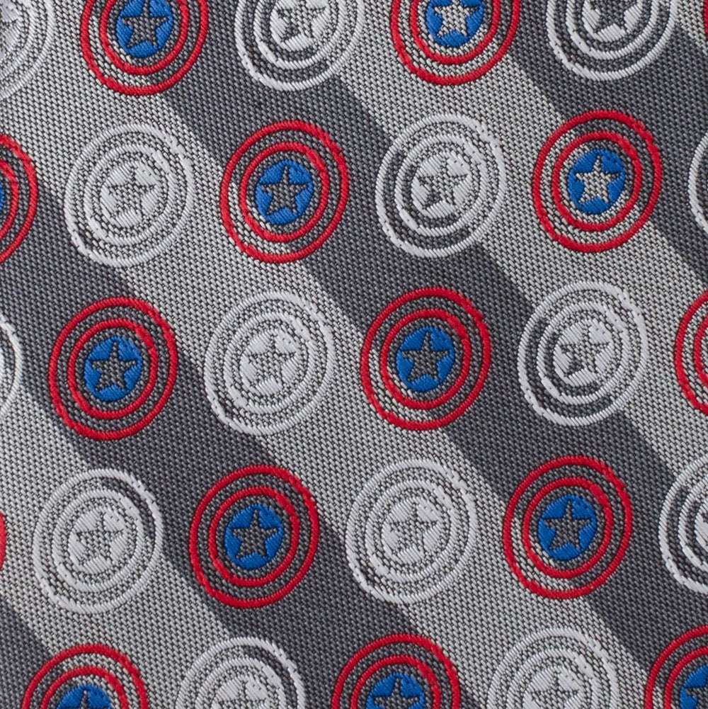 Marvel Captain America Gray Stripe Men's Tie - Cufflinks.com - Flyclothing LLC