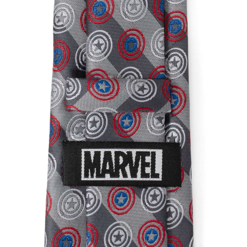 Marvel Captain America Gray Stripe Men's Tie - Cufflinks.com - Flyclothing LLC
