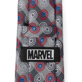 Marvel Captain America Gray Stripe Men's Tie - Cufflinks.com - Flyclothing LLC