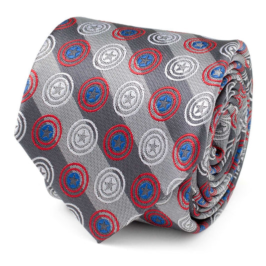 Marvel Captain America Gray Stripe Men's Tie - Cufflinks.com - Flyclothing LLC