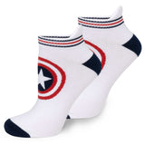 Marvel Captain America Ankle Socks 3-Pack and Lapel Pin Gift Set - Cufflinks.com - Flyclothing LLC