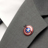 Marvel Captain America Ankle Socks 3-Pack and Lapel Pin Gift Set - Cufflinks.com - Flyclothing LLC