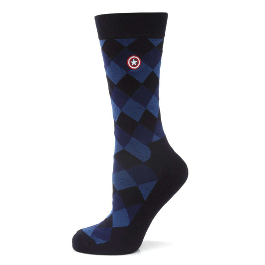 Marvel Captain America Argyle Blue Gift Set - Cufflinks.com - Flyclothing LLC