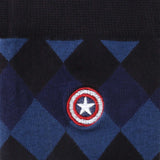 Marvel Captain America Argyle Blue Gift Set - Cufflinks.com - Flyclothing LLC