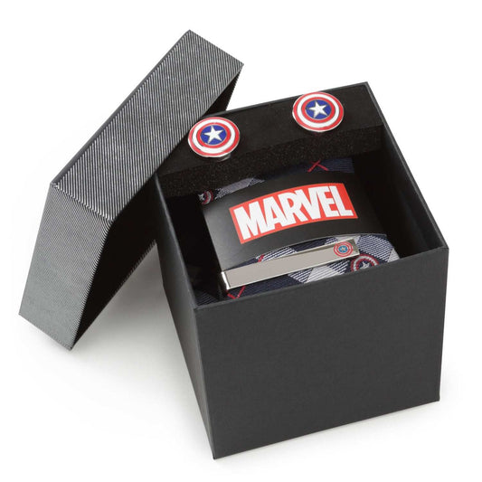 Marvel Captain America Favorites Necktie Gift Set - Cufflinks.com - Flyclothing LLC