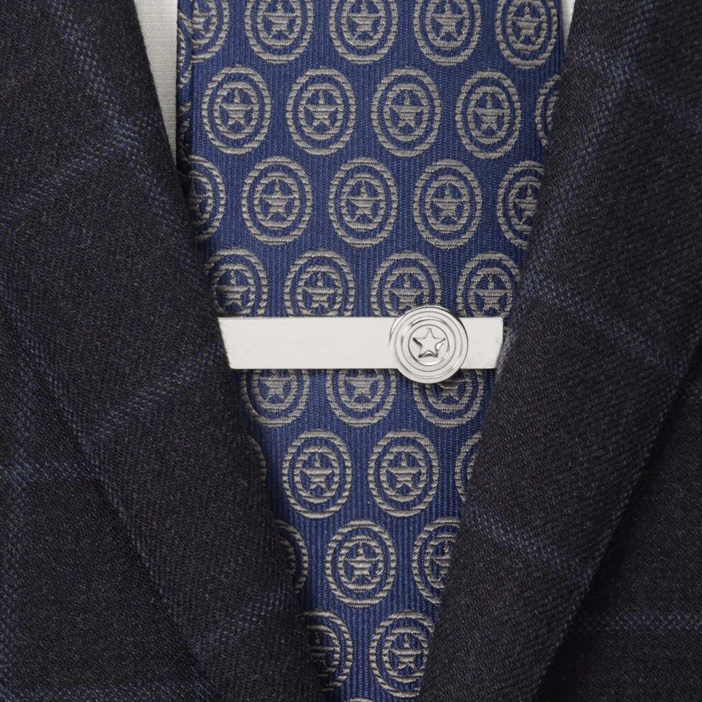 Marvel Captain America Hidden Message Tie Bar - Cufflinks.com - Flyclothing LLC