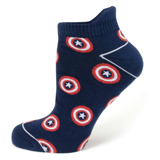 Marvel Captain America Navy Ankle Sock Gift Set - Cufflinks.com - Flyclothing LLC