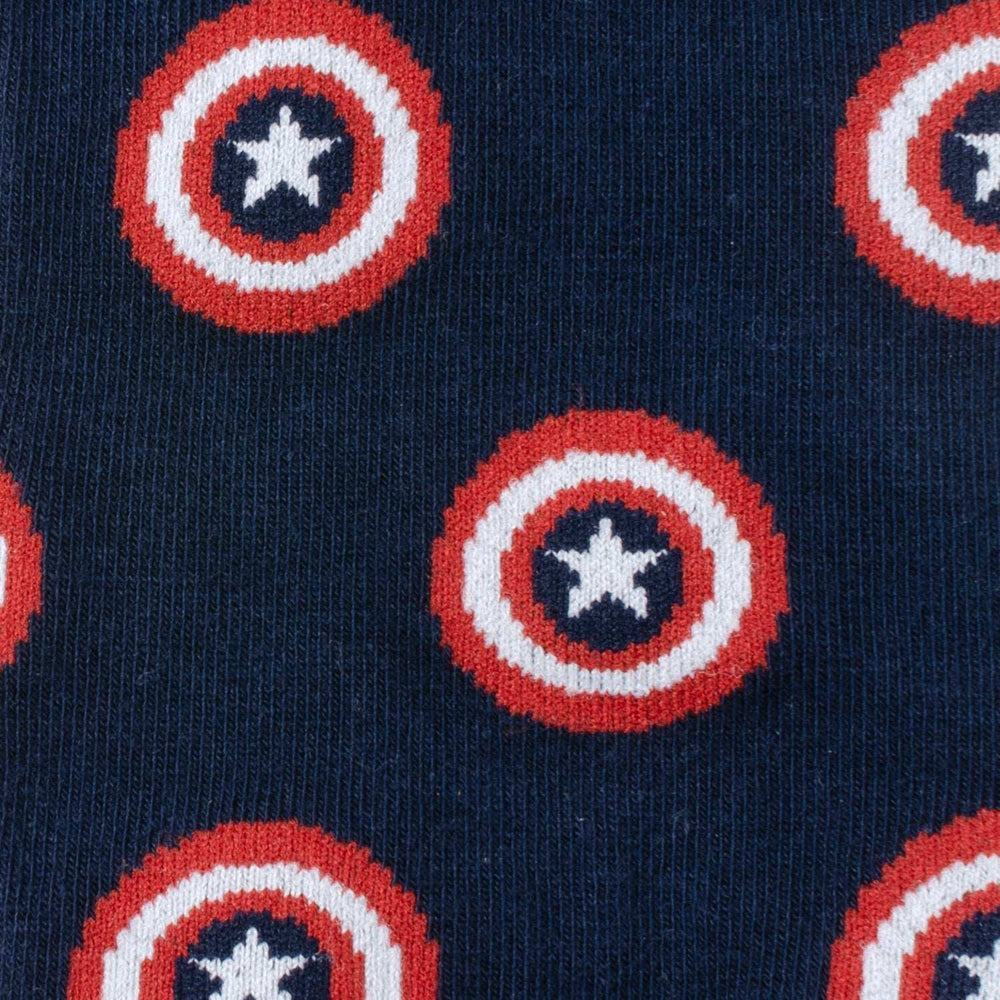 Marvel Captain America Navy Ankle Sock Gift Set - Cufflinks.com - Flyclothing LLC