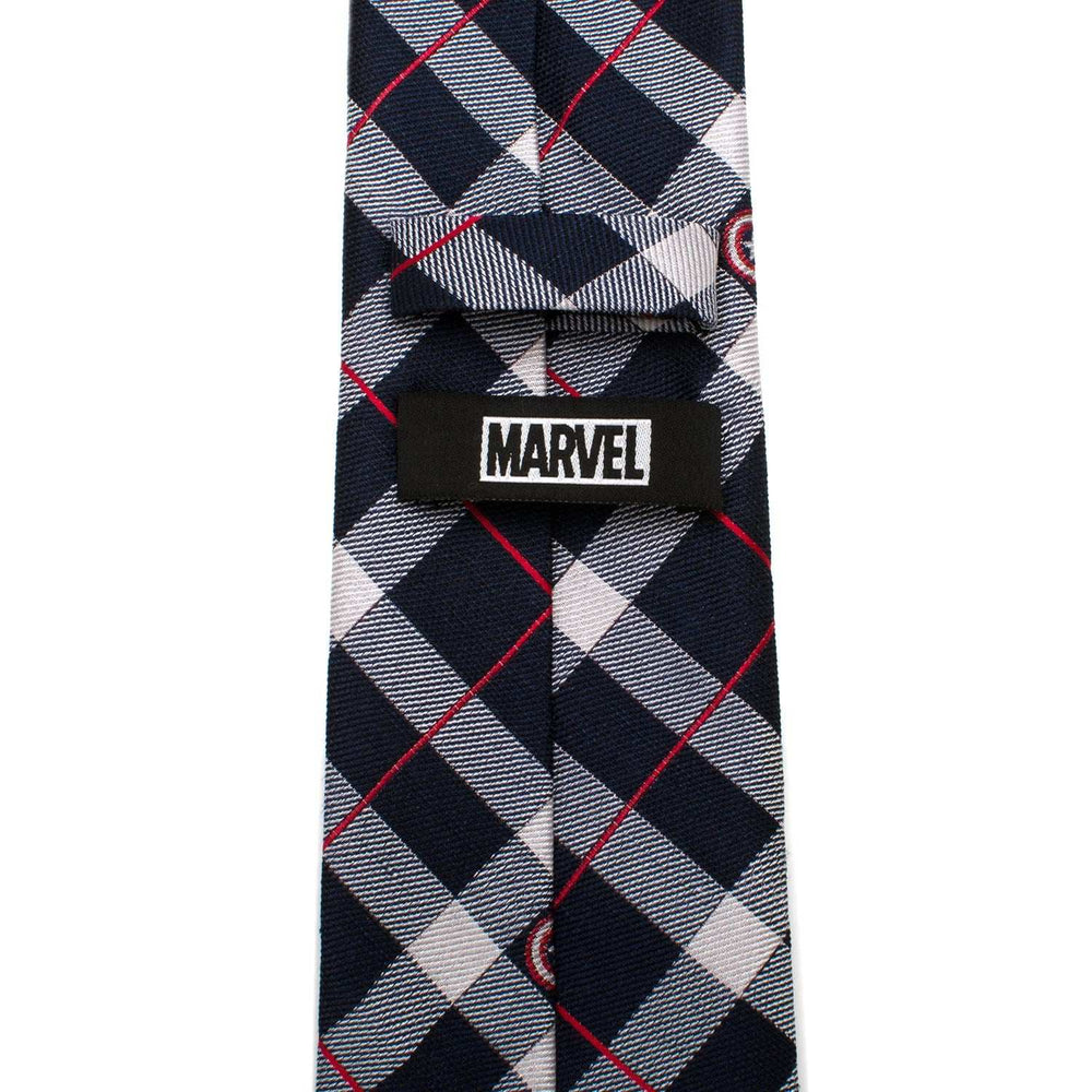 Marvel Captain America Blue Plaid Tie - Cufflinks.com - Flyclothing LLC