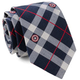 Marvel Captain America Blue Plaid Tie - Cufflinks.com - Flyclothing LLC