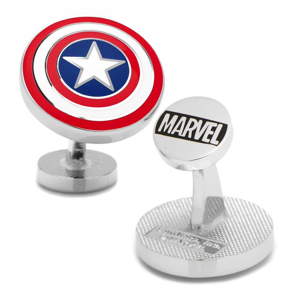 Marvel Captain America Shield Cufflinks - Cufflinks.com - Flyclothing LLC