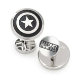 Marvel Captain America Shield Stainless Steel Cufflinks - Cufflinks.com - Flyclothing LLC