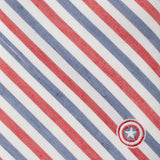 Marvel Captain America Striped White Men's Tie - Cufflinks.com - Flyclothing LLC
