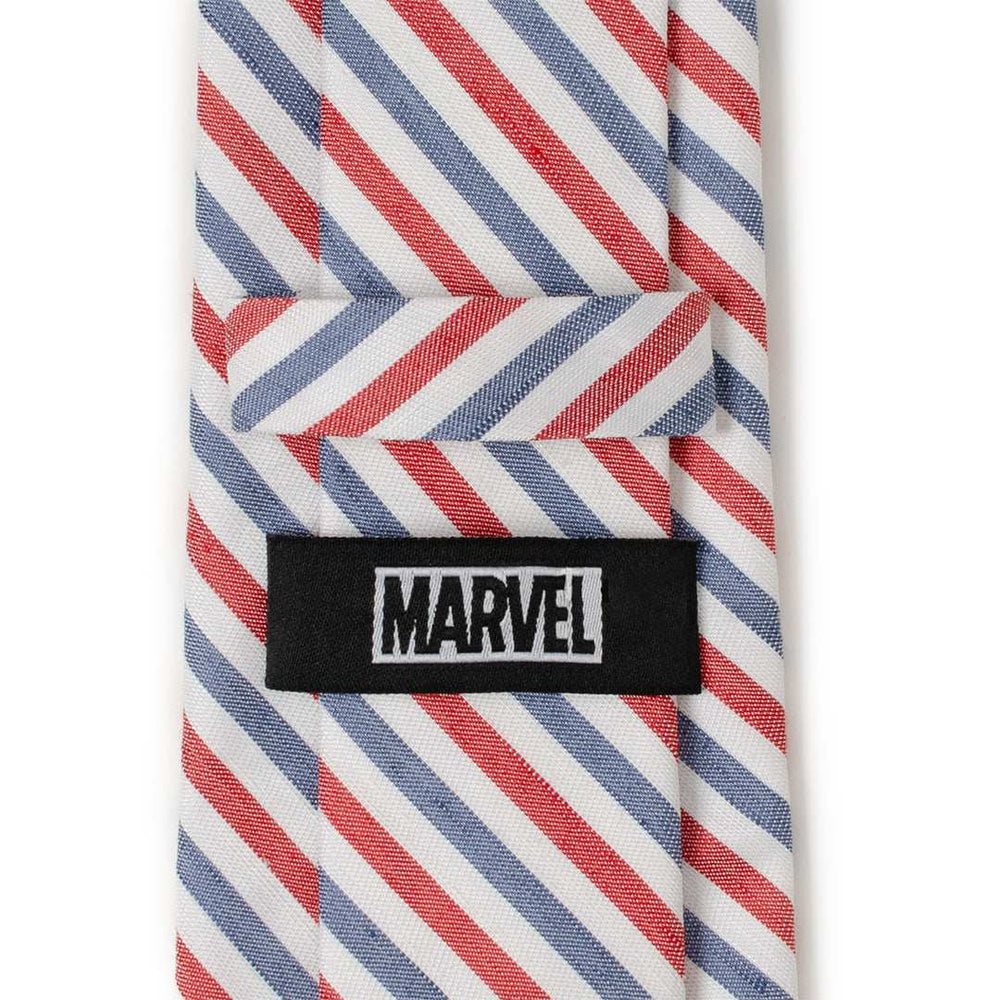 Marvel Captain America Striped White Men's Tie - Cufflinks.com - Flyclothing LLC