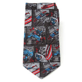 Marvel Captain America Comic Gray Men's Tie - Cufflinks.com - Flyclothing LLC