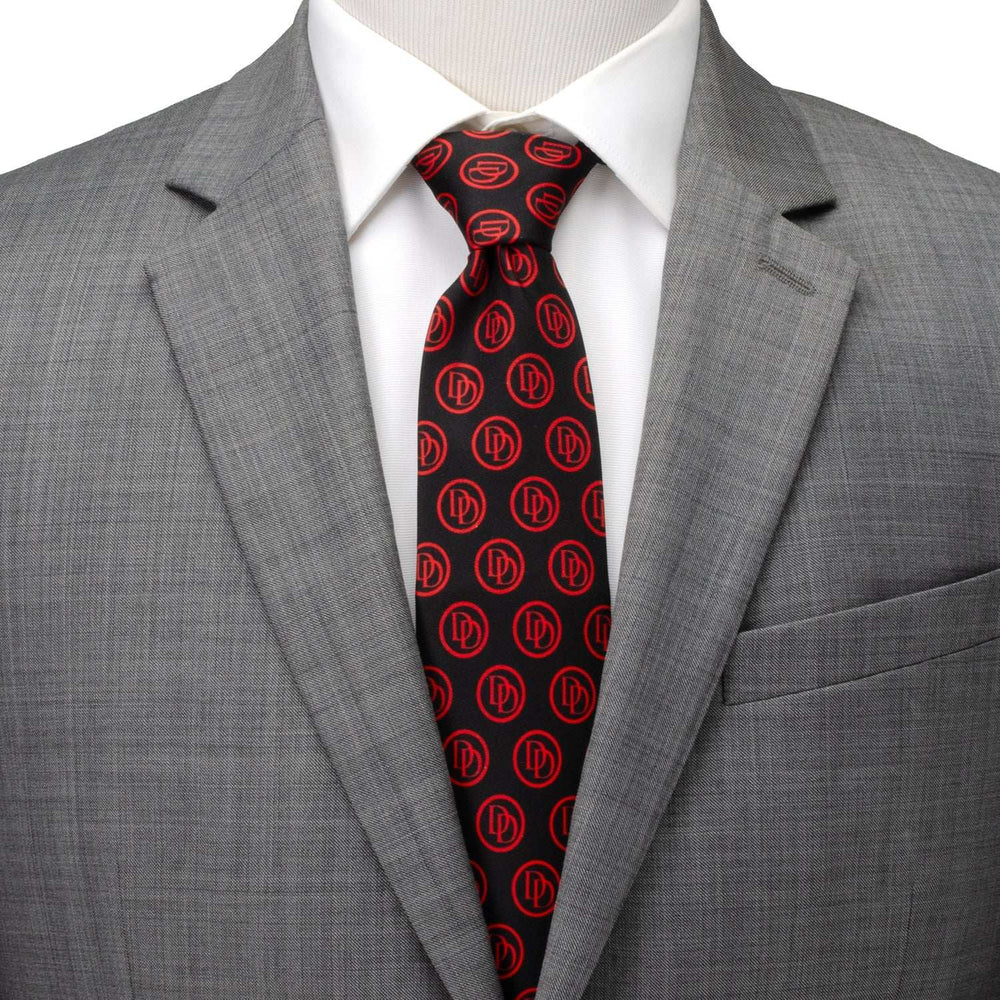 Marvel Daredevil Men’s Black Tie - Cufflinks.com - Flyclothing LLC