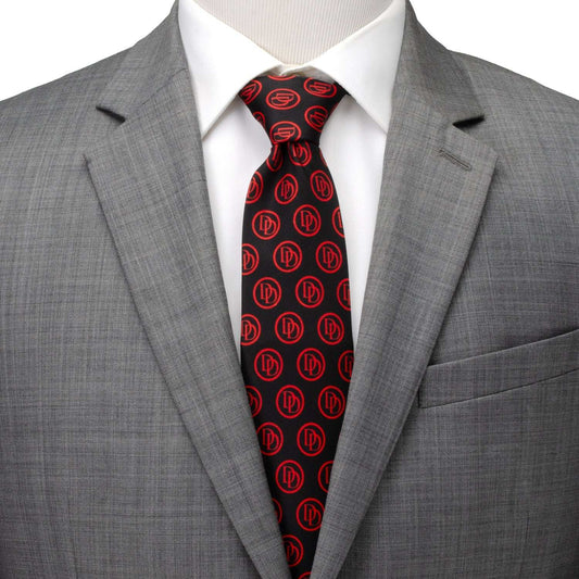 Marvel Daredevil Men’s Black Tie - Cufflinks.com - Flyclothing LLC