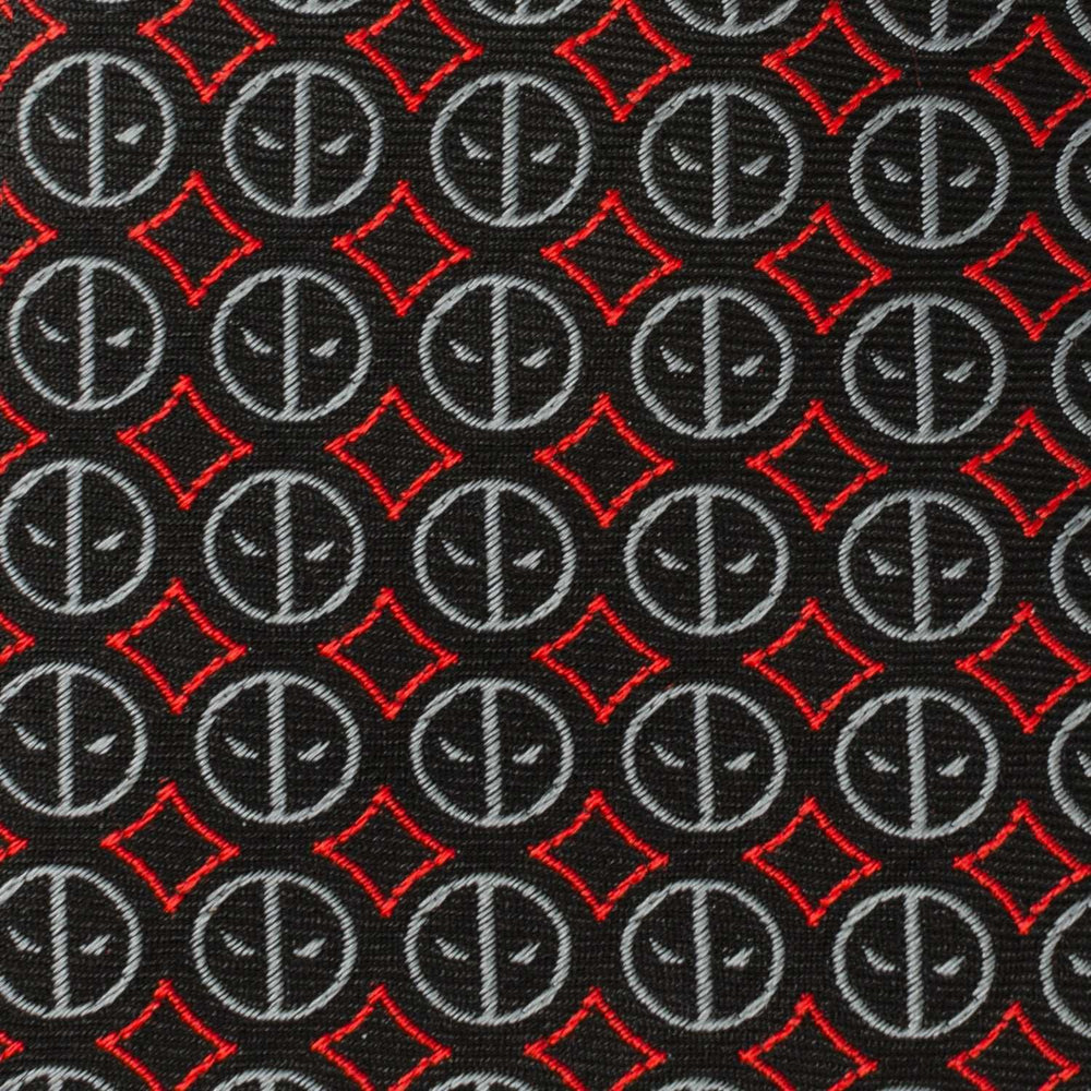 Marvel Deadpool Men's Black Tie - Cufflinks.com - Flyclothing LLC