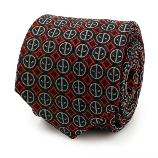 Marvel Deadpool Men's Black Tie - Cufflinks.com - Flyclothing LLC