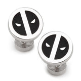 Marvel Deadpool Silver Mask Cufflinks - Cufflinks.com - Flyclothing LLC