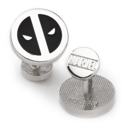 Marvel Deadpool Silver Mask Cufflinks - Cufflinks.com - Flyclothing LLC