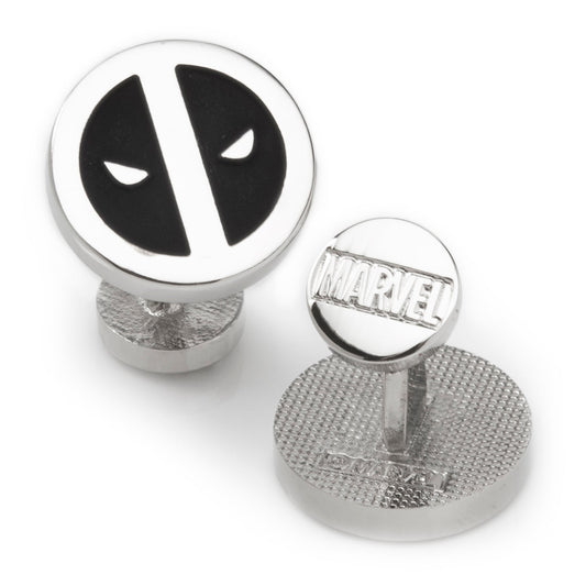 Marvel Deadpool Silver Mask Cufflinks