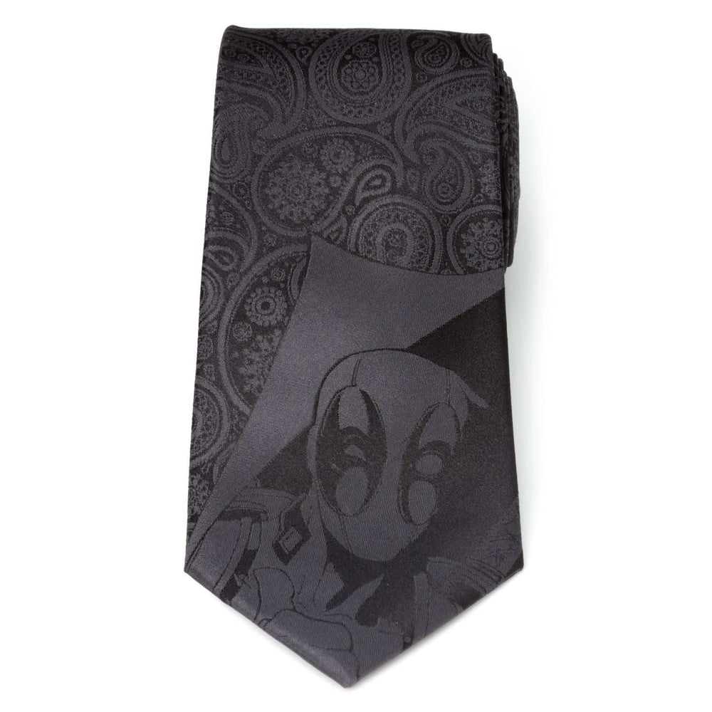 Marvel Deadpool Hidden Paisley Black Silk Men's Tie - Cufflinks.com - Flyclothing LLC