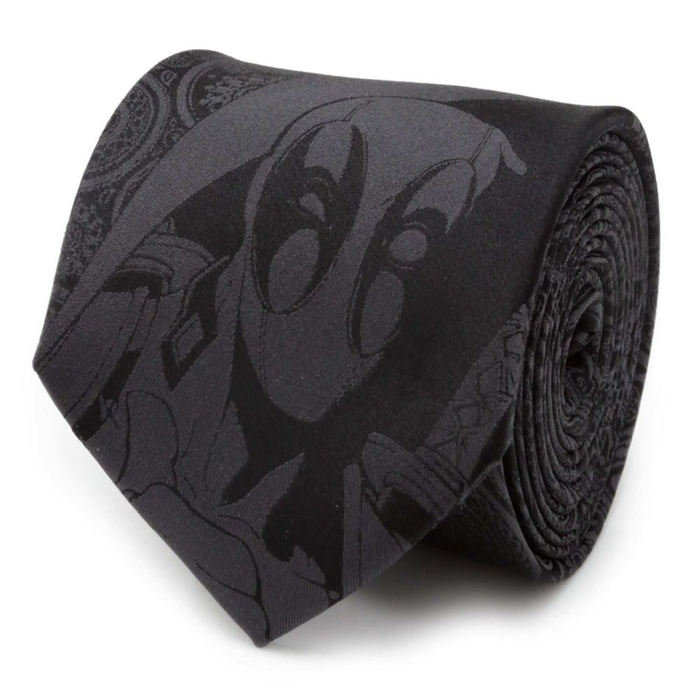 Marvel Deadpool Hidden Paisley Black Silk Men's Tie - Cufflinks.com - Flyclothing LLC