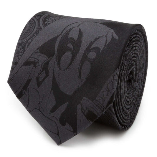 Marvel Deadpool Hidden Paisley Black Silk Men's Tie - Cufflinks.com - Flyclothing LLC