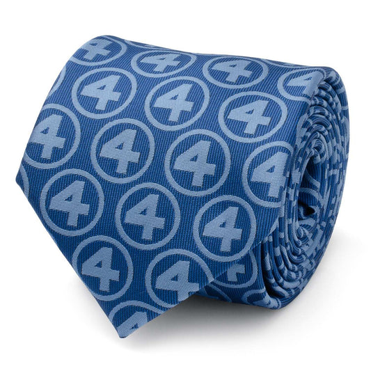 Marvel Fantastic Four Men's Blue Tie - Cufflinks.com - Flyclothing LLC