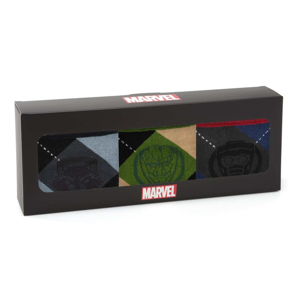 Marvel Guardians of the Galaxy Argyle 3 Sock Pack Gift Set - Cufflinks.com - Flyclothing LLC