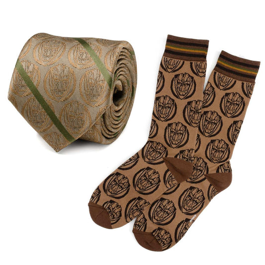 Marvel Guardians of the Galaxy Groot Tie and Sock Gift Set - Cufflinks.com - Flyclothing LLC