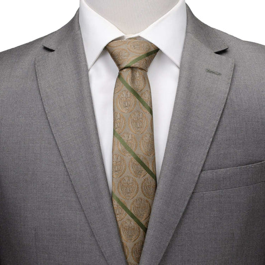 Marvel Guardians of the Galaxy Groot Tan Striped Men's Tie - Cufflinks.com - Flyclothing LLC