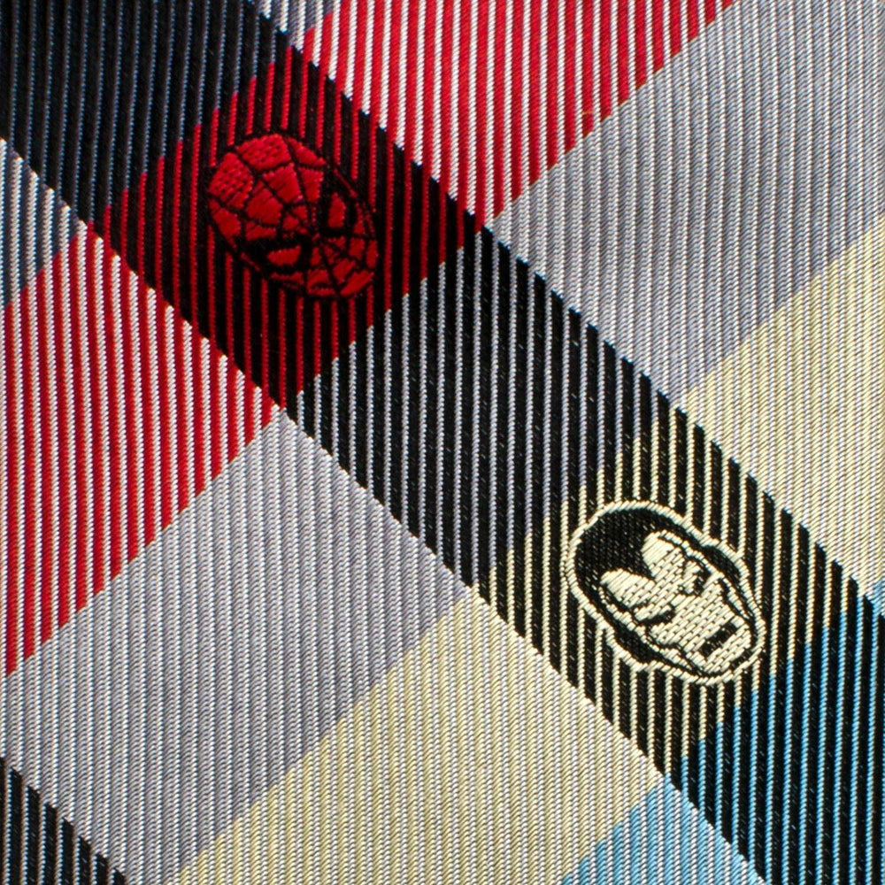 Marvel Comics Plaid Men's Tie - Cufflinks.com - Flyclothing LLC