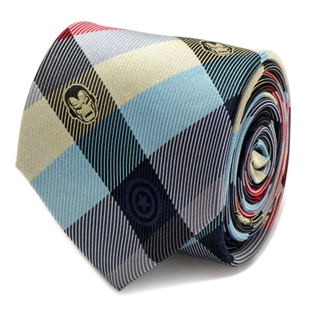 Marvel Comics Plaid Men's Tie - Cufflinks.com - Flyclothing LLC
