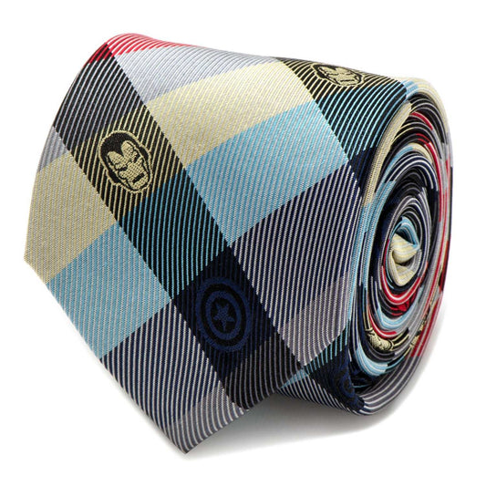 Marvel Comics Plaid Men's Tie - Cufflinks.com - Flyclothing LLC