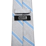 Marvel Comics Gray and Blue Stripe Men's Tie - Cufflinks.com - Flyclothing LLC