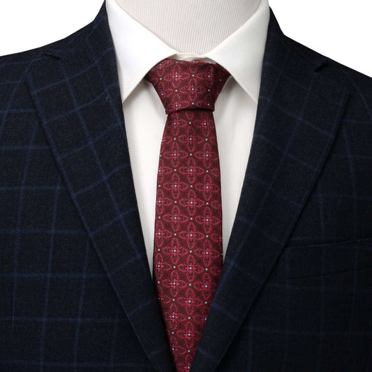 Marvel Iron Man Burgundy Multi Men's Tie - Cufflinks.com - Flyclothing LLC
