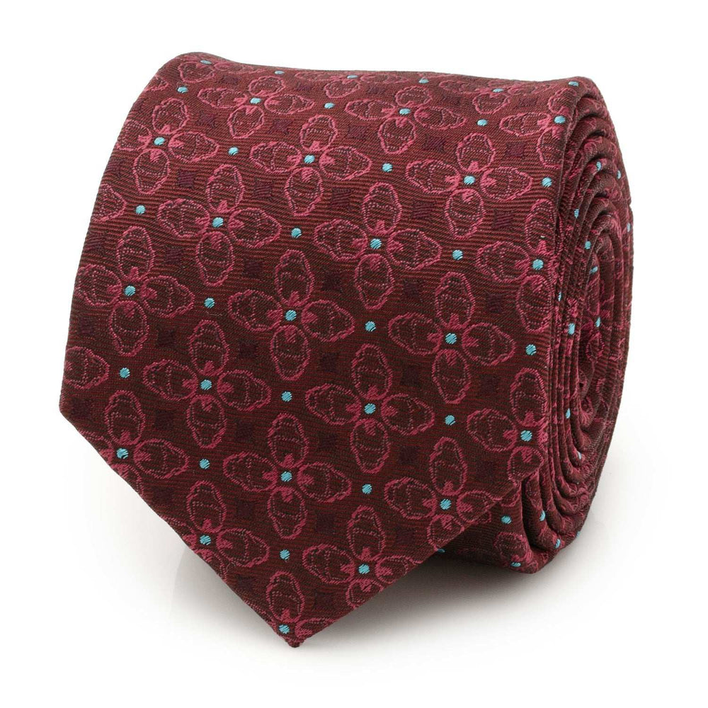Marvel Iron Man Burgundy Multi Men's Tie - Cufflinks.com - Flyclothing LLC
