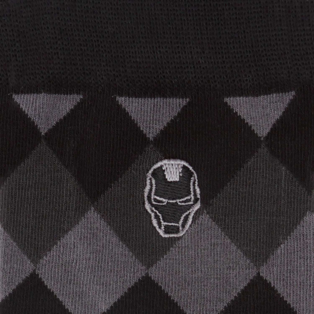 Marvel Iron Man Argyle Black Gift Set - Cufflinks.com - Flyclothing LLC
