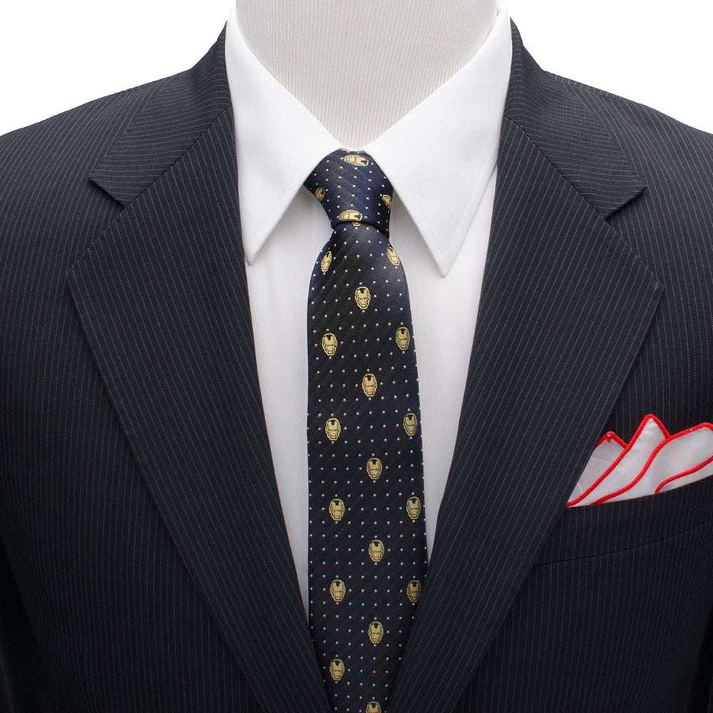 Marvel Iron Man Gray Dot Tie - Cufflinks.com - Flyclothing LLC
