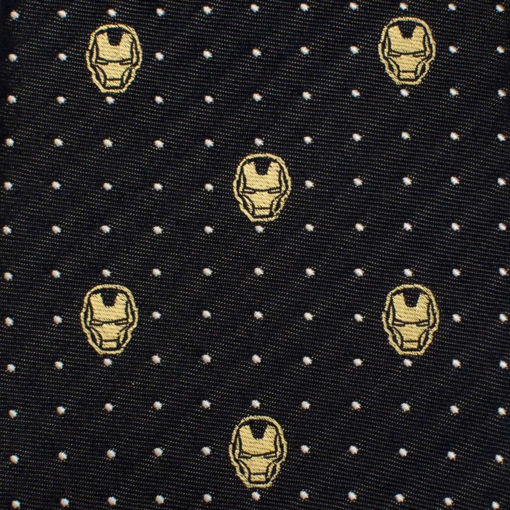 Marvel Iron Man Gray Dot Tie - Cufflinks.com - Flyclothing LLC