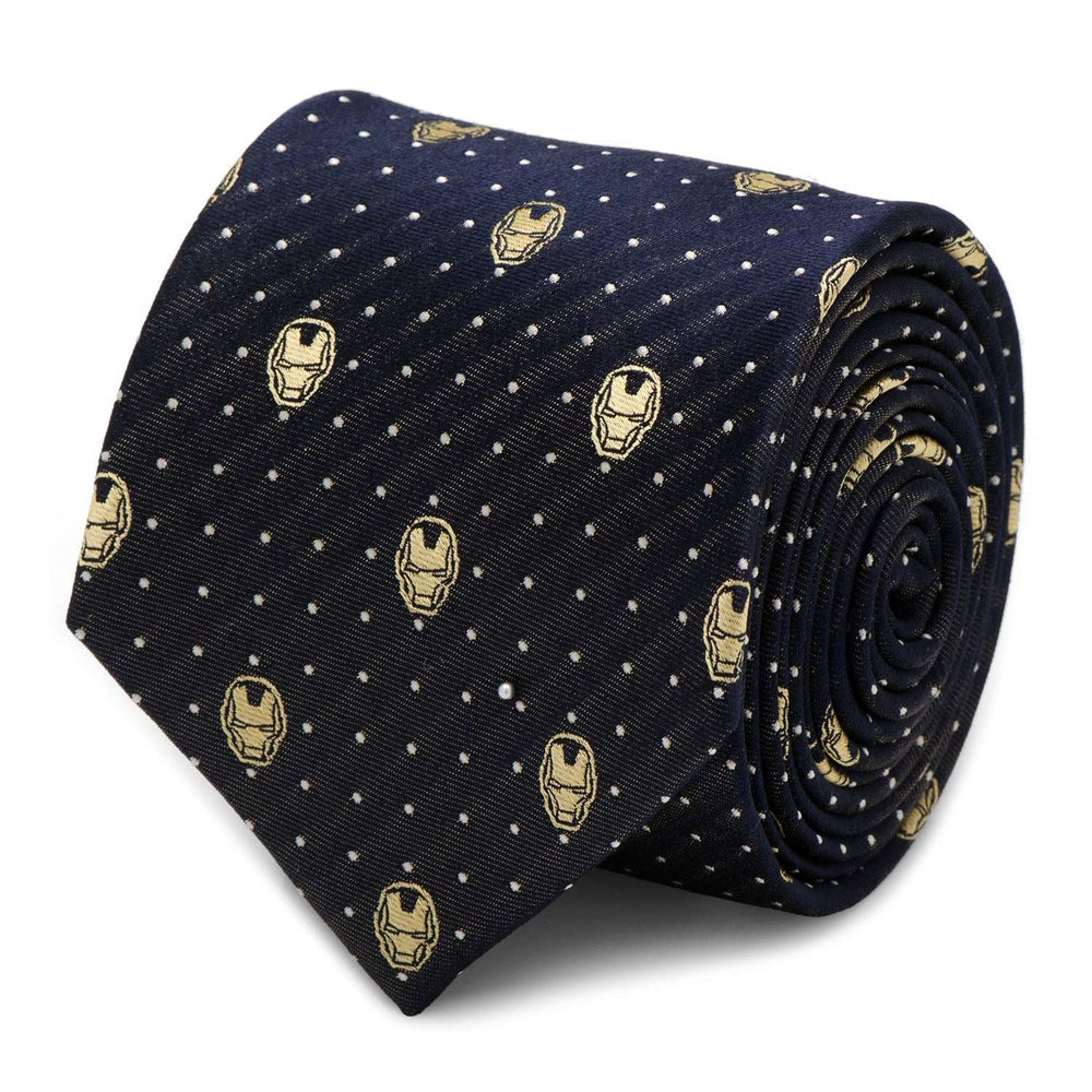 Marvel Iron Man Gray Dot Tie - Cufflinks.com - Flyclothing LLC