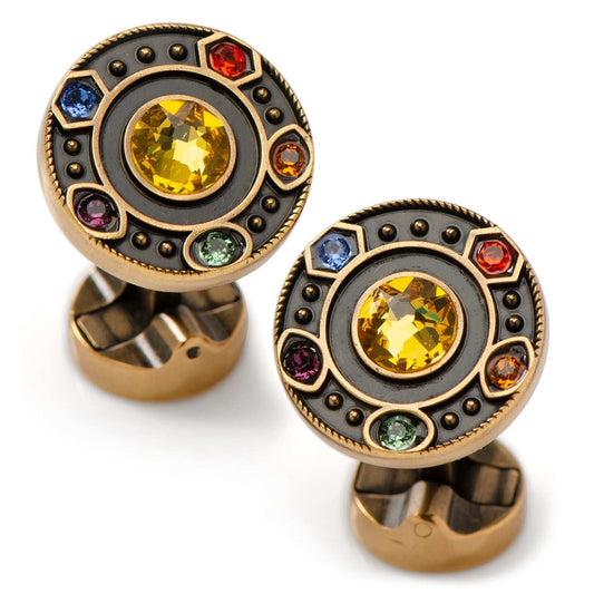 Marvel Avengers Infinity Stones Cufflinks and Lapel Pin Gift Set - Cufflinks.com - Flyclothing LLC