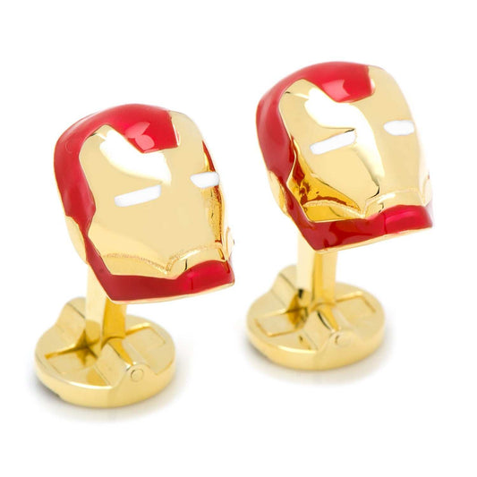 Marvel Iron Man 3D Cufflinks - Cufflinks.com - Flyclothing LLC
