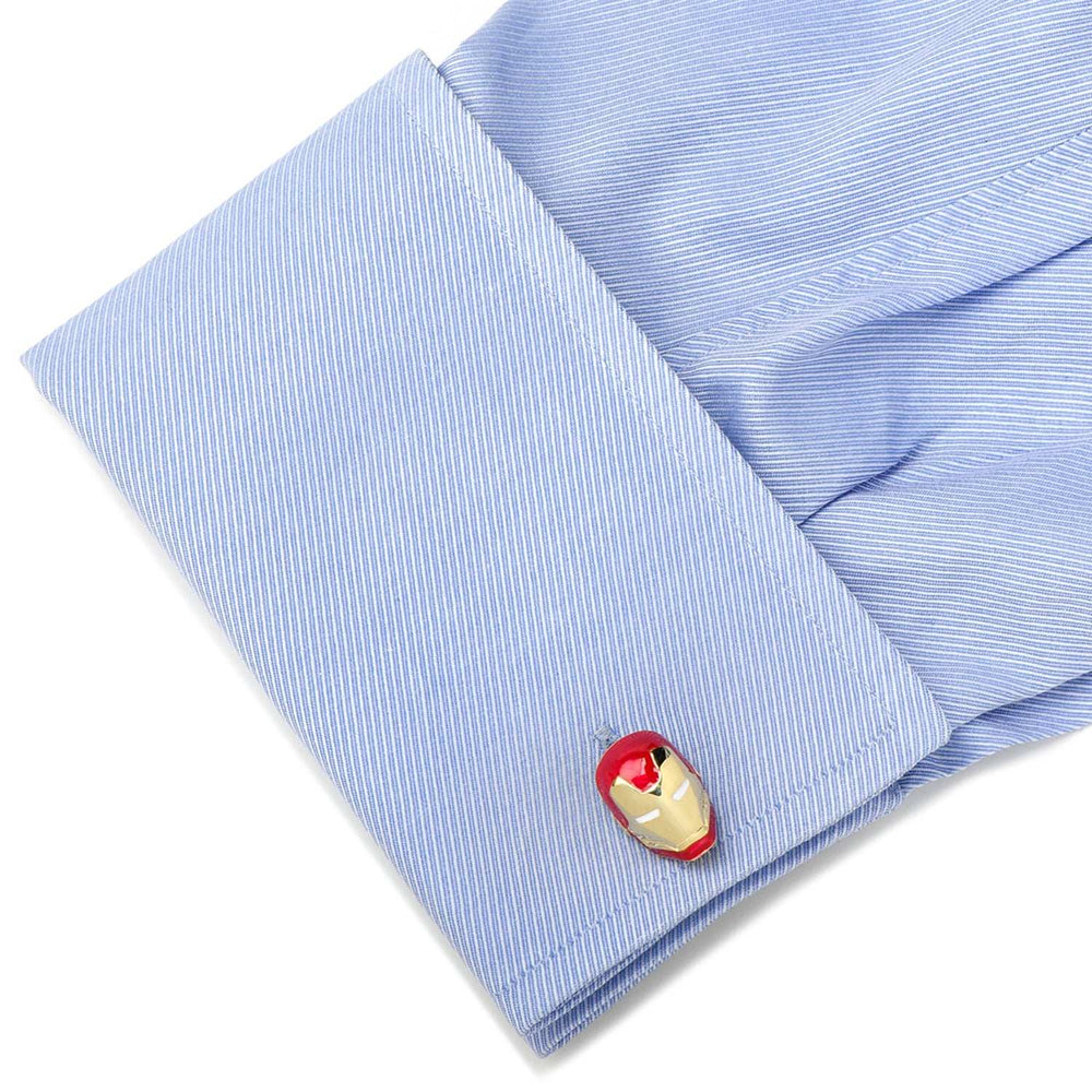 Marvel Iron Man 3D Cufflinks - Cufflinks.com - Flyclothing LLC
